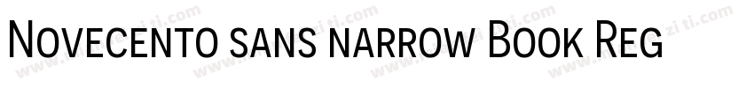 Novecento sans narrow Book Regular字体转换